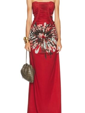 Silvia Tcherassi Collins Dress in Burnt Flower - Size Small